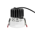 kelvo® ASYMMETRICAL  Χωνευτό Φωτιστικό Downlight Σποτ LED 7W 840lm 15°x30° AC 220-240V IP20 Θερμό Λευκό 2700K - Bridgelux COB Chip & TÜV SÜD Driver - Λευκό Ματ - Μ8.3 x Π8.3 x Υ8.2cm / Q7.3cm