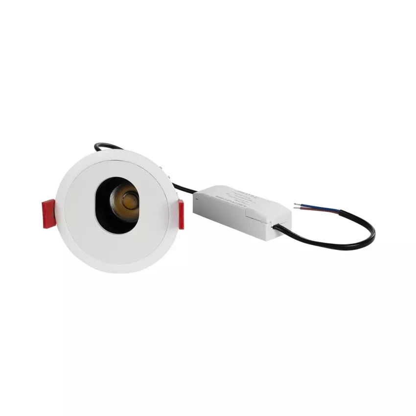 kelvo® ASYMMETRICAL  Χωνευτό Φωτιστικό Downlight Σποτ LED 7W 840lm 15°x30° AC 220-240V IP20 Θερμό Λευκό 2700K - Bridgelux COB Chip & TÜV SÜD Driver - Λευκό Ματ - Μ8.3 x Π8.3 x Υ8.2cm / Q7.3cm