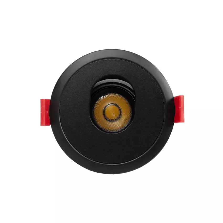 kelvo® ASYMMETRICAL  Χωνευτό Φωτιστικό Downlight Σποτ LED 7W 840lm 15°x30° AC 220-240V IP20 Θερμό Λευκό 2700K - Bridgelux COB Chip & TÜV SÜD Driver - Μαύρο Ματ - Μ8.3 x Π8.3 x Υ8.2cm / Q7.3cm