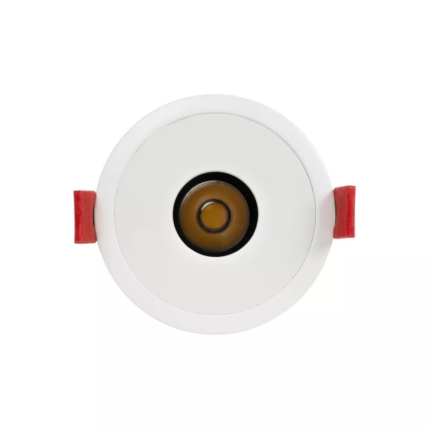 kelvo® PINADO  Χωνευτό Φωτιστικό Downlight Σποτ LED 7W 840lm 15° AC 220-240V IP20 Θερμό Λευκό 2700K - Bridgelux COB Chip & TÜV SÜD Driver - Λευκό Ματ - Μ8.3 x Π8.3 x Υ8.2cm / Q7.3cm