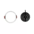 kelvo® PINADO  Χωνευτό Φωτιστικό Downlight Σποτ LED 7W 840lm 15° AC 220-240V IP20 Θερμό Λευκό 2700K - Bridgelux COB Chip & TÜV SÜD Driver - Λευκό Ματ - Μ8.3 x Π8.3 x Υ8.2cm / Q7.3cm