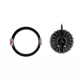 kelvo® PINADO  Χωνευτό Φωτιστικό Downlight Σποτ LED 7W 840lm 15° AC 220-240V IP20 Θερμό Λευκό 2700K - Bridgelux COB Chip & TÜV SÜD Driver - Μαύρο Ματ - Μ8.3 x Π8.3 x Υ8.2cm / Q7.3cm