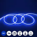 OVALE 120° Degree Neon Flex Epistar LED SMD 2835 1m 12W/m 120LED/m 1212lm/m 120° DC 24V Αδιάβροχη IP68 Μπλε Dimmable