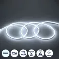 OVALE 120° Degree Neon Flex Epistar LED SMD 2835 1m 12W/m 120LED/m 1320lm/m 120° DC 230V Αδιάβροχη IP68 Ψυχρό Λευκό 6000K Dimmable