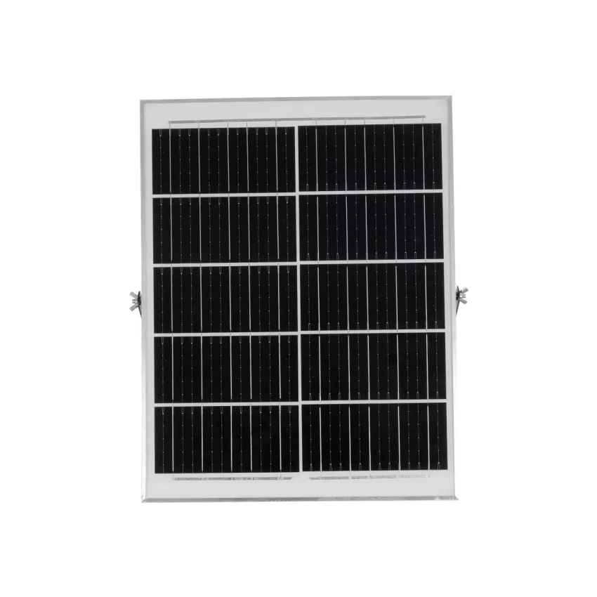 GLOBOSTAR® LUMOVOX  Προβολέας LED 300W 15000lm 120° DC 5V με Φωτοβολταϊκό Panel 5V 20W & Επαναφορτιζόμενη Μπαταρία Li-ion 3.2V 15000mAh Αδιάβροχο IP67 Ψυχρό Λευκό 6000K - 360 x SMD2835 Sanan Chip - Γκρι Ανθρακί - Μ37 x Π7.5 x Υ27cm