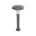 GLOBOSTAR® WHISPER  Φωτιστικό Κολωνάκι Κήπου με Ντουί 1 x E27 AC 220-240V Αδιάβροχο IP65 - Γκρι Ανθρακί - Μ27 x Π27 x Υ79cm