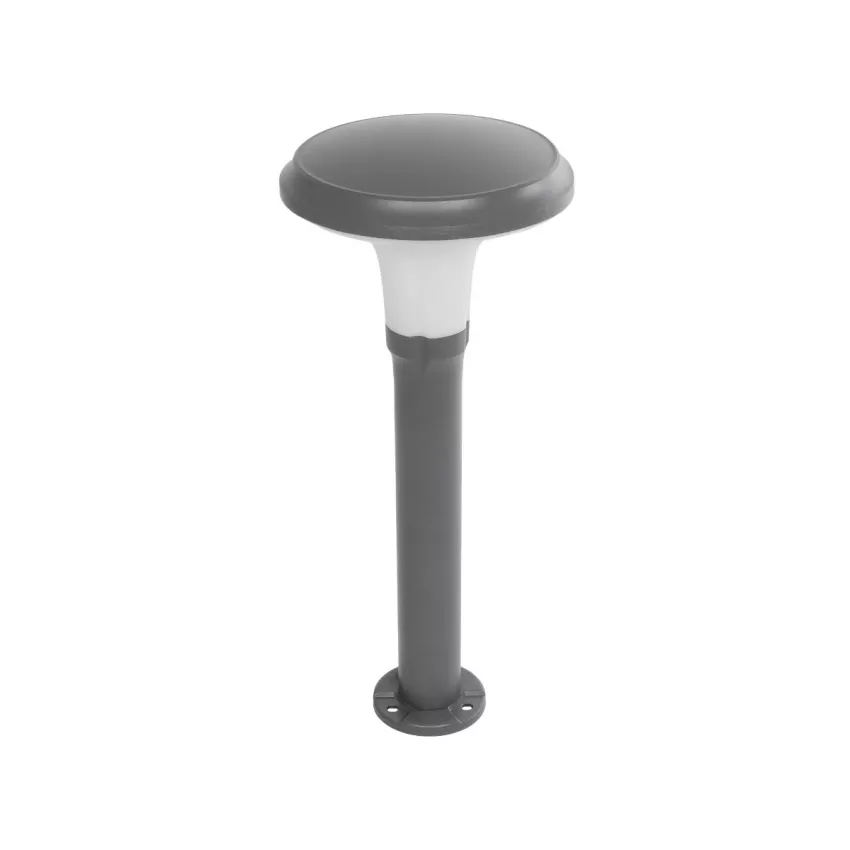 GLOBOSTAR® WHISPER  Φωτιστικό Κολωνάκι Κήπου με Ντουί 1 x E27 AC 220-240V Αδιάβροχο IP65 - Γκρι Ανθρακί - Μ27 x Π27 x Υ79cm