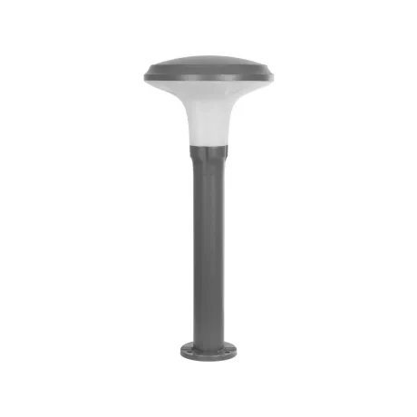 GLOBOSTAR® WHISPER  Φωτιστικό Κολωνάκι Κήπου με Ντουί 1 x E27 AC 220-240V Αδιάβροχο IP65 - Γκρι Ανθρακί - Μ27 x Π27 x Υ79cm