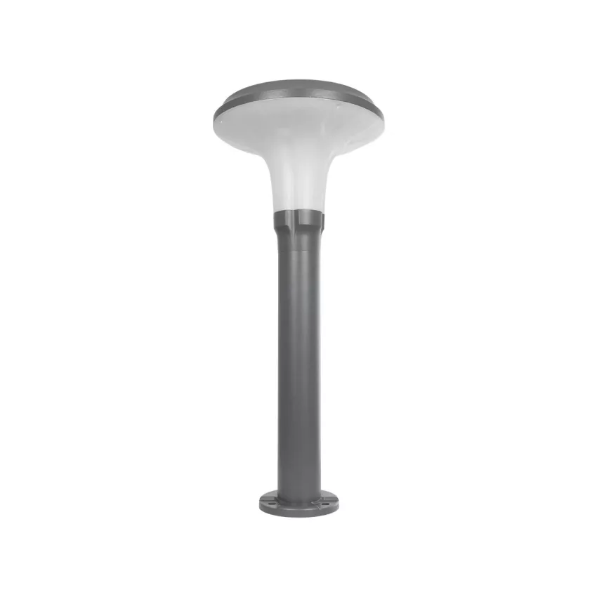 GLOBOSTAR® WHISPER  Φωτιστικό Κολωνάκι Κήπου με Ντουί 1 x E27 AC 220-240V Αδιάβροχο IP65 - Γκρι Ανθρακί - Μ27 x Π27 x Υ79cm