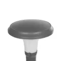 GLOBOSTAR® WHISPER  Φωτιστικό Κολωνάκι Κήπου με Ντουί 1 x E27 AC 220-240V Αδιάβροχο IP65 - Γκρι Ανθρακί - Μ27 x Π27 x Υ79cm