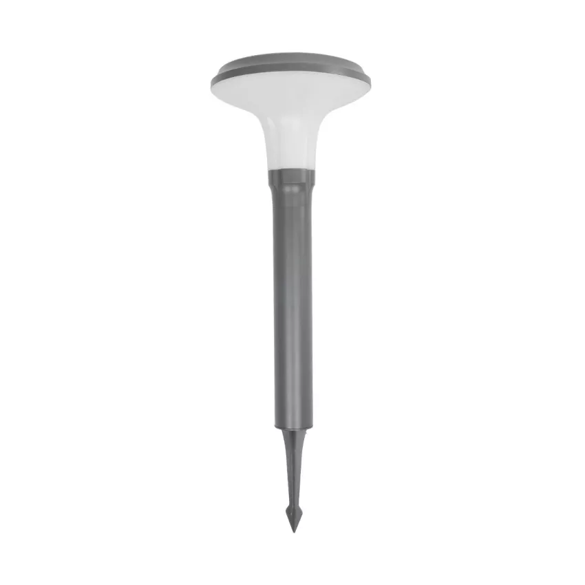 GLOBOSTAR® WHISPER  Φωτιστικό Κολωνάκι Κήπου με Ντουί 1 x E27 AC 220-240V Αδιάβροχο IP65 - Γκρι Ανθρακί - Μ27 x Π27 x Υ79cm