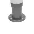 GLOBOSTAR® WHISPER  Φωτιστικό Κολωνάκι Κήπου με Ντουί 1 x E27 AC 220-240V Αδιάβροχο IP65 - Γκρι Ανθρακί - Μ27 x Π27 x Υ29cm