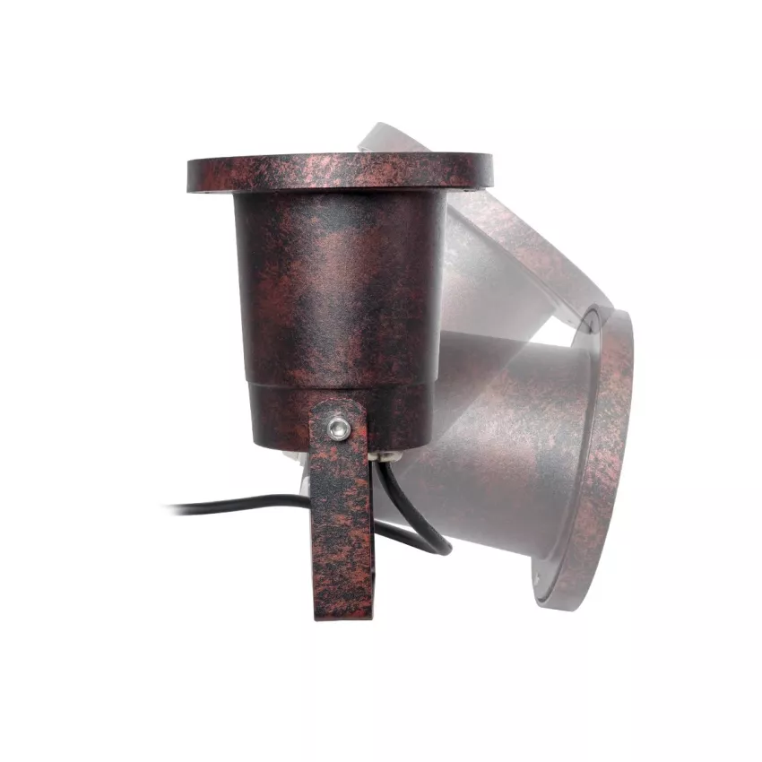 kelvo® GARDELINI  Φωτιστικό Σποτ Κήπου για Φυτά & Δέντρα με Καρφωτή Βάση για Λάμπα MR16 με Ντουί GU10 AC 220-240V Αδιάβροχο IP65 - Μπρονζέ Εφέ Σκουριάς Ματ - Μ10 x Π10 x Υ30cm