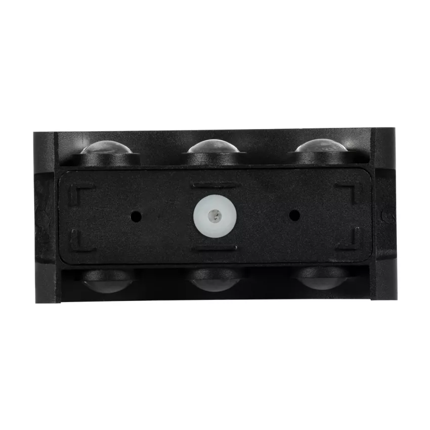 kelvo® SIXOAD  Φωτιστικό Τοίχου / Απλίκα LED 18W 1800lm 30° AC 220-240V Αδιάβροχο IP65 Θερμό Λευκό 2700K - CREE XPE Chip & TÜV SÜD Driver - Μαύρο Ματ - Μ17 x Π4 x Υ8cm