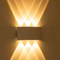 kelvo® SIXOAD  Φωτιστικό Τοίχου / Απλίκα LED 18W 1800lm 30° AC 220-240V Αδιάβροχο IP65 Θερμό Λευκό 2700K - CREE XPE Chip & TÜV SÜD Driver - Λευκό Ματ - Μ17 x Π4 x Υ8cm