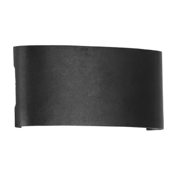 kelvo® SIXOAD  Φωτιστικό Τοίχου / Απλίκα LED 18W 1980lm 30° AC 220-240V Αδιάβροχο IP65 Φυσικό Λευκό 4500K - CREE XPE Chip & TÜV SÜD Driver - Μαύρο Ματ - Μ17 x Π4 x Υ8cm