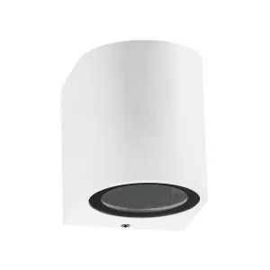 kelvo® MURANO  Φωτιστικό Τοίχου / Απλίκα για Λάμπα MR16 με Ντουί GU10 AC 220-240V Αδιάβροχο IP65 - Λευκό Ματ - Μ8 x Π8 x Υ7cm