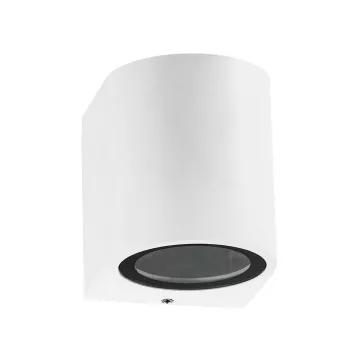 kelvo® MURANO  Φωτιστικό Τοίχου / Απλίκα για Λάμπα MR16 με Ντουί GU10 AC 220-240V Αδιάβροχο IP65 - Λευκό Ματ - Μ8 x Π8 x Υ7cm