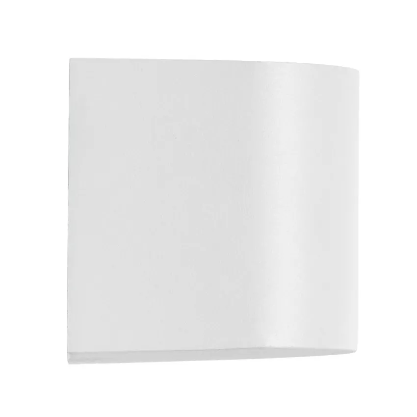 kelvo® MURANO  Φωτιστικό Τοίχου / Απλίκα για Λάμπα MR16 με Ντουί GU10 AC 220-240V Αδιάβροχο IP65 - Λευκό Ματ - Μ8 x Π8 x Υ7cm