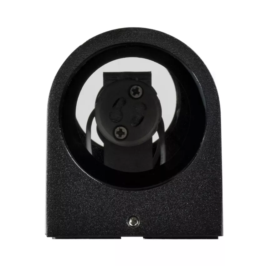 kelvo® MURANO  Φωτιστικό Τοίχου / Απλίκα για 2 Λάμπες MR16 με Ντουί GU10 AC 220-240V Αδιάβροχο IP65 - Μαύρο Ματ - Μ8 x Π8 x Υ15cm