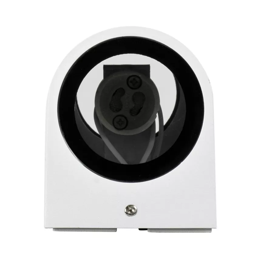 kelvo® MURANO  Φωτιστικό Τοίχου / Απλίκα για 2 Λάμπες MR16 με Ντουί GU10 AC 220-240V Αδιάβροχο IP65 - Λευκό Ματ - Μ8 x Π8 x Υ15cm