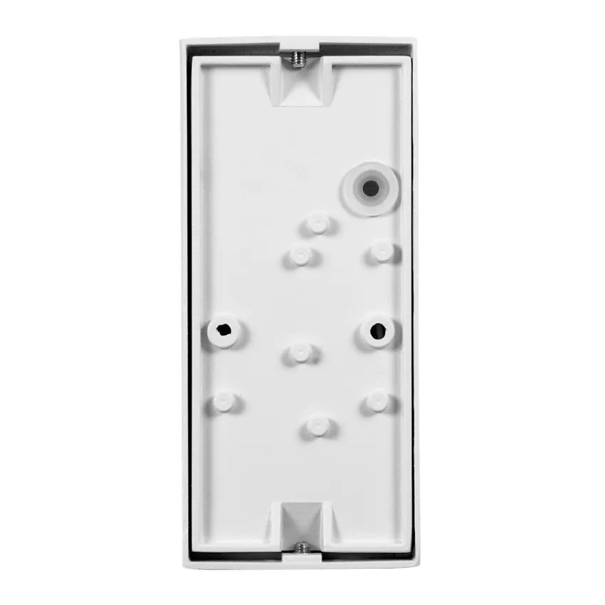 kelvo® MURANO  Φωτιστικό Τοίχου / Απλίκα για 2 Λάμπες MR16 με Ντουί GU10 AC 220-240V Αδιάβροχο IP65 - Λευκό Ματ - Μ8 x Π8 x Υ15cm