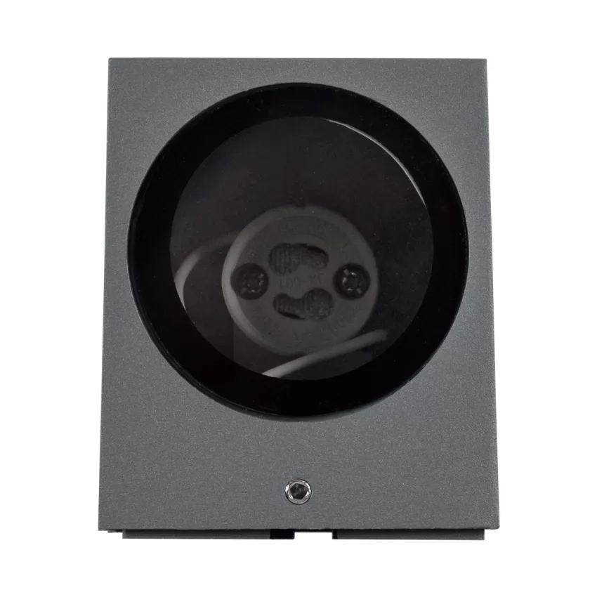 kelvo® BURANO  Φωτιστικό Τοίχου / Απλίκα για Λάμπα MR16 με Ντουί GU10 AC 220-240V Αδιάβροχο IP65 - Γκρι Ανθρακί Ματ - Μ8 x Π8 x Υ7cm