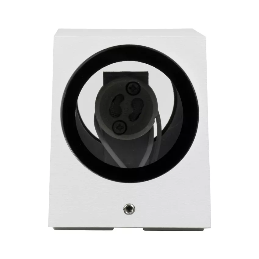 kelvo® BURANO  Φωτιστικό Τοίχου / Απλίκα για 2 Λάμπες MR16 με Ντουί GU10 AC 220-240V Αδιάβροχο IP65 - Λευκό Ματ - Μ8 x Π8 x Υ15cm