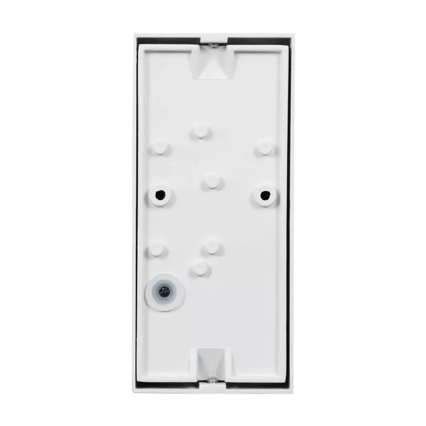kelvo® BURANO  Φωτιστικό Τοίχου / Απλίκα για 2 Λάμπες MR16 με Ντουί GU10 AC 220-240V Αδιάβροχο IP65 - Λευκό Ματ - Μ8 x Π8 x Υ15cm