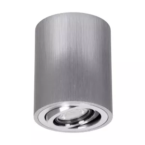 kelvo® AKIRA  Κινούμενο Φωτιστικό Downlight Σποτ για Λάμπα MR16 με Ντουί GU10 AC 220-240V IP20 - Νίκελ Βούρτσας - Μ8 x Π8 x Υ10cm