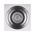 kelvo® AKIRA  Κινούμενο Φωτιστικό Downlight Σποτ για Λάμπα MR16 με Ντουί GU10 AC 220-240V IP20 - Νίκελ Βούρτσας - Μ8 x Π8 x Υ10cm