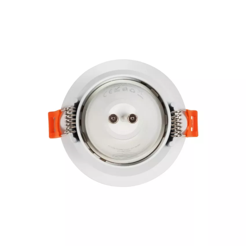 kelvo® DELTA  Χωνευτό Φωτιστικό Downlight Σποτ για Λάμπα MR16 με Ντουί GU10 AC 220-240V IP20 - Λευκό Ματ - Μ8.5 x Π8.5 x Υ3.5cm / Q7.5cm