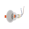 kelvo® DELTA  Χωνευτό Φωτιστικό Downlight Σποτ για Λάμπα MR16 με Ντουί GU10 AC 220-240V IP20 - Λευκό Ματ - Μ8.5 x Π8.5 x Υ3.5cm / Q7.5cm