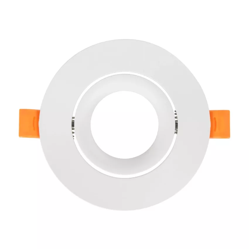 kelvo® OMEGA  Χωνευτό Κινούμενο Φωτιστικό Downlight Σποτ για Λάμπα MR16 με Ντουί GU10 AC 220-240V IP20 - Λευκό Ματ - Μ10.5 x Π10.5 x Υ2.2cm / Q7.5cm