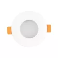 kelvo® KAPA  Χωνευτό Φωτιστικό Downlight Σποτ Μπάνιου για Λάμπα MR16 με Ντουί GU10 AC 220-240V Αδιάβροχο IP65 - Λευκό Ματ - Μ8.5 x Π8.5 x Υ4.2cm / Q7.5cm