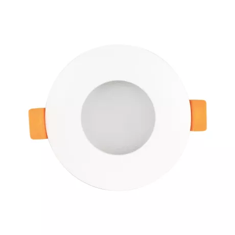 kelvo® KAPA  Χωνευτό Φωτιστικό Downlight Σποτ Μπάνιου για Λάμπα MR16 με Ντουί GU10 AC 220-240V Αδιάβροχο IP65 - Λευκό Ματ - Μ8.5 x Π8.5 x Υ4.2cm / Q7.5cm