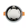 kelvo® KAPA  Χωνευτό Φωτιστικό Downlight Σποτ Μπάνιου για Λάμπα MR16 με Ντουί GU10 AC 220-240V Αδιάβροχο IP65 - Λευκό Ματ - Μ8.5 x Π8.5 x Υ4.2cm / Q7.5cm