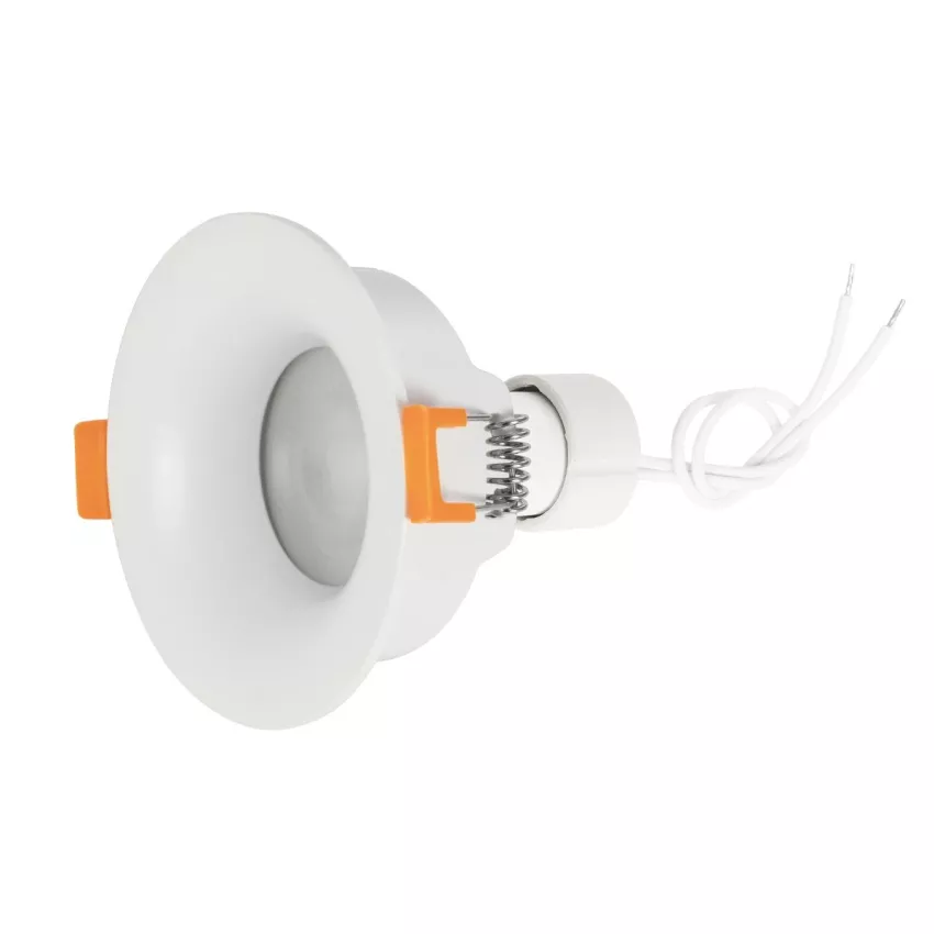 kelvo® LAMDA  Χωνευτό Φωτιστικό Downlight Σποτ Μπάνιου για Λάμπα MR16 με Ντουί GU10 AC 220-240V Αδιάβροχο IP65 - Λευκό Ματ - Μ8.5 x Π8.5 x Υ3.5cm / Q7.5cm