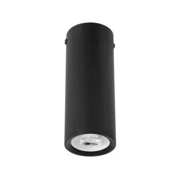 kelvo® DUCT  Φωτιστικό Downlight Σποτ για Λάμπα MR16 με Ντουί GU10 AC 220-240V IP20 - Μαύρο Ματ - Μ6 x Π6 x Υ15cm