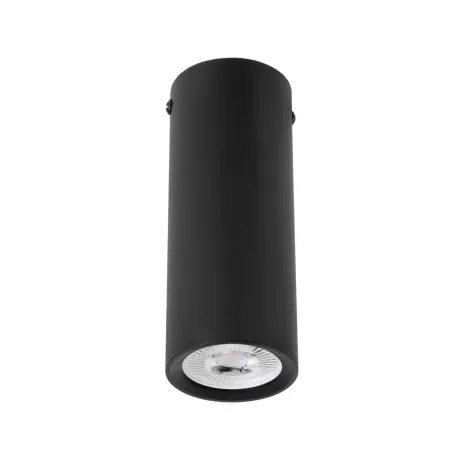 kelvo® DUCT  Φωτιστικό Downlight Σποτ για Λάμπα MR16 με Ντουί GU10 AC 220-240V IP20 - Μαύρο Ματ - Μ6 x Π6 x Υ15cm