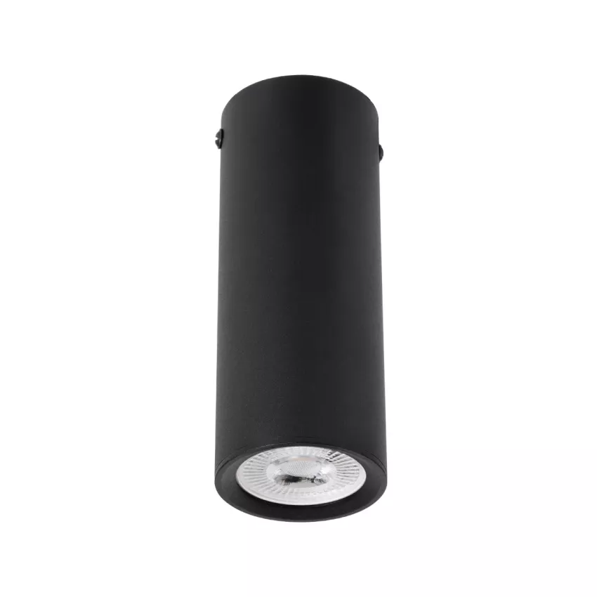 kelvo® DUCT  Φωτιστικό Downlight Σποτ για Λάμπα MR16 με Ντουί GU10 AC 220-240V IP20 - Μαύρο Ματ - Μ6 x Π6 x Υ15cm