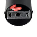 kelvo® DUCT  Φωτιστικό Downlight Σποτ για Λάμπα MR16 με Ντουί GU10 AC 220-240V IP20 - Μαύρο Ματ - Μ6 x Π6 x Υ15cm
