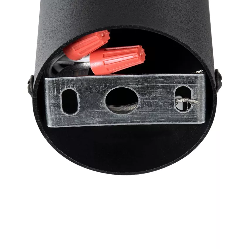 kelvo® DUCT  Φωτιστικό Downlight Σποτ για Λάμπα MR16 με Ντουί GU10 AC 220-240V IP20 - Μαύρο Ματ - Μ6 x Π6 x Υ15cm