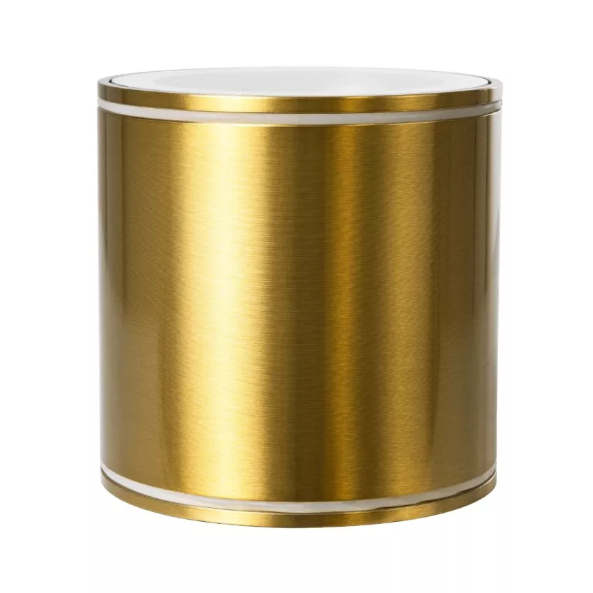 kelvo® MARETTI  Φωτιστικό Downlight Σποτ για Λάμπα MR16 με Ντουί GU10 AC 220-240V Αδιάβροχο IP65 - Χρυσό Πλατίνα - Μ9 x Π9 x Υ9cm