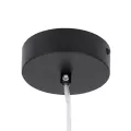 kelvo® CANAL  Κρεμαστό Φωτιστικό Οροφής LED 7W 700lm 36° AC 220-240V IP20 Θερμό Λευκό 2700K - Bridgelux COB Chip & TÜV SÜD Driver - Μαύρο Ματ - Μ4 x Π4 x Υ80cm