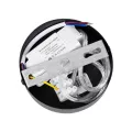 kelvo® CANAL  Κρεμαστό Φωτιστικό Οροφής LED 7W 700lm 36° AC 220-240V IP20 Θερμό Λευκό 2700K - Bridgelux COB Chip & TÜV SÜD Driver - Μαύρο Ματ - Μ4 x Π4 x Υ80cm