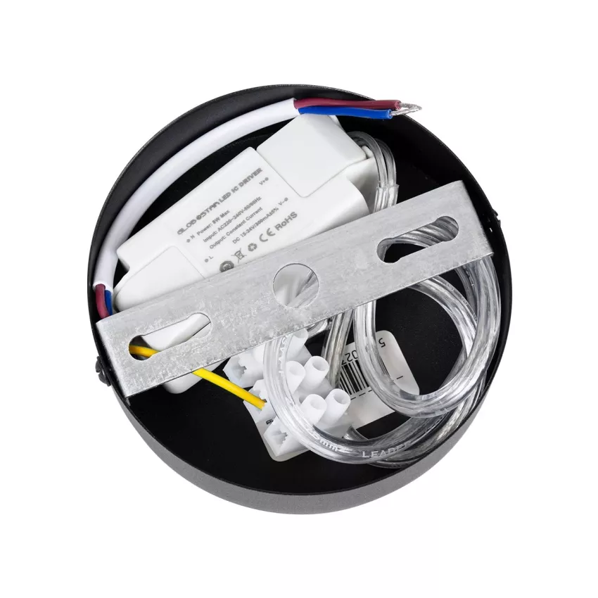 kelvo® CANAL  Κρεμαστό Φωτιστικό Οροφής LED 7W 700lm 36° AC 220-240V IP20 Θερμό Λευκό 2700K - Bridgelux COB Chip & TÜV SÜD Driver - Μαύρο Ματ - Μ4 x Π4 x Υ80cm