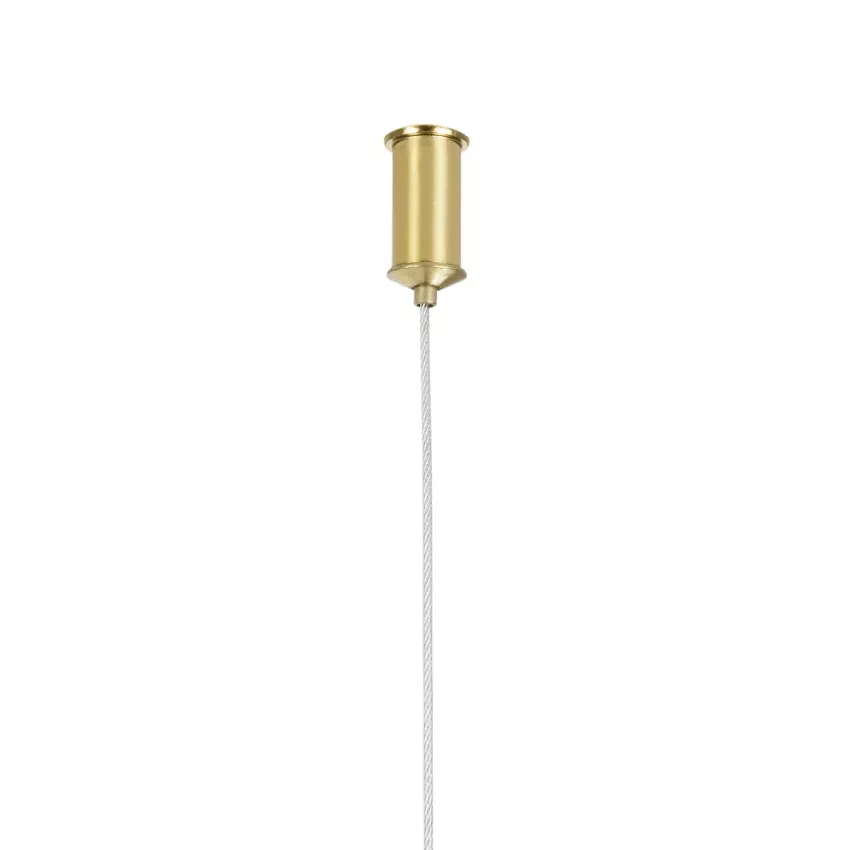 kelvo® GLOW  Κρεμαστό Φωτιστικό Οροφής LED 45W 4500lm 360° AC 220-240V IP20 Ρυθμιζόμενο Λευκό CCT με Χειριστήριο από 2700K έως 6000K Dimmable - Lumileds SMD Chip - Χρυσό Πλατίνα - Μ180 x Π30 x Υ40cm