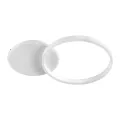 kelvo® VENOM  Φωτιστικό Οροφής LED 45W 4500lm 360° AC 220-240V IP20 Ρυθμιζόμενο Λευκό CCT με Χειριστήριο από 2700K έως 6000K Dimmable - Lumileds SMD Chip - Λευκό Ματ - Μ60 x Π40 x Υ7.5cm