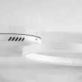 kelvo® VENOM  Φωτιστικό Οροφής LED 45W 4500lm 360° AC 220-240V IP20 Ρυθμιζόμενο Λευκό CCT με Χειριστήριο από 2700K έως 6000K Dimmable - Lumileds SMD Chip - Λευκό Ματ - Μ60 x Π40 x Υ7.5cm